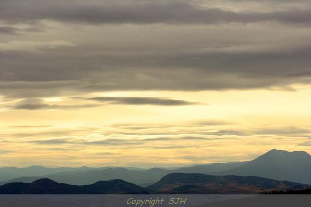 Large Photo of A Golden Sunrise, East of Osoyoos, BC